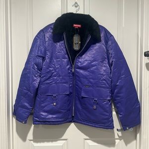 Supreme quilted cordura lined jacket size L
